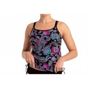 NEW ANITA alassio mastectomy tankini top in black